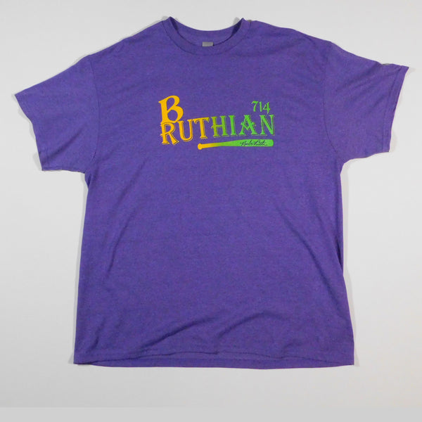 Babe Ruth "Ruthian 714" T-Shirt Purple