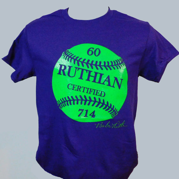 Palmer Murphy Art Babe Ruth Ruthian Definition T-Shirt Green 3X-Large