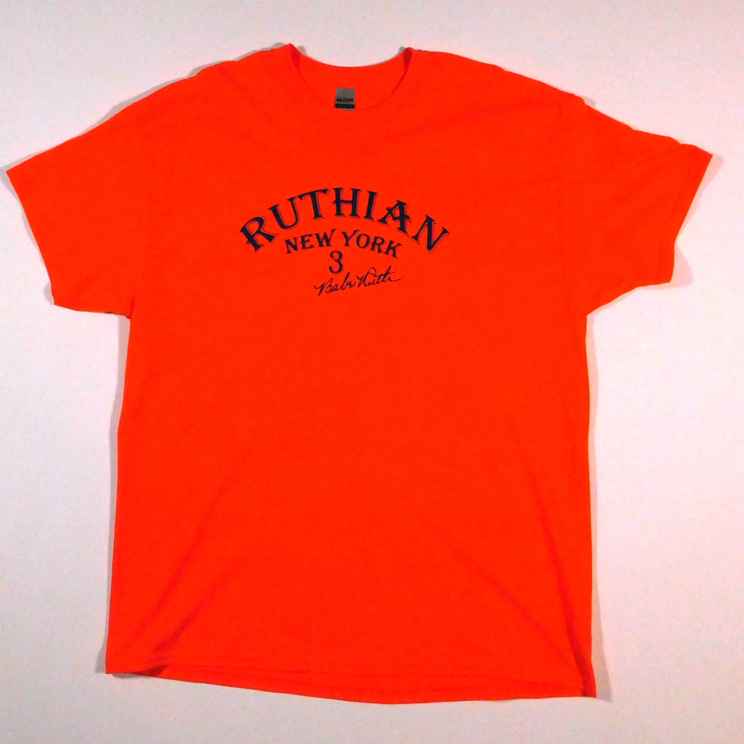 Palmer Murphy Art Babe Ruth Ruthian T-Shirt Navy Medium